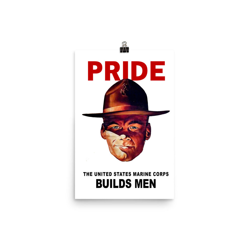 Pride Builds Men Poster | Full Metal Jacket