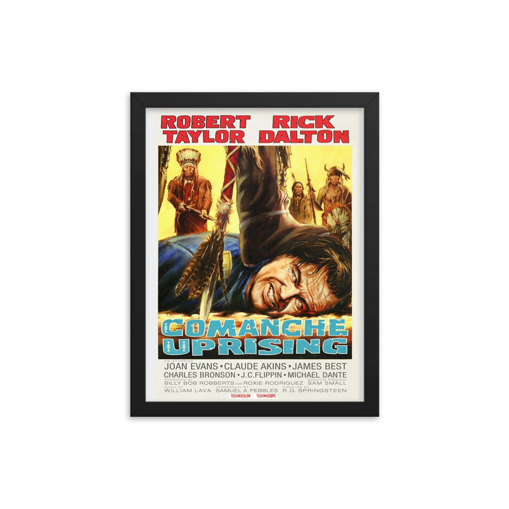 Comanche Uprising Framed Poster | Once Upon A Time In Hollywood