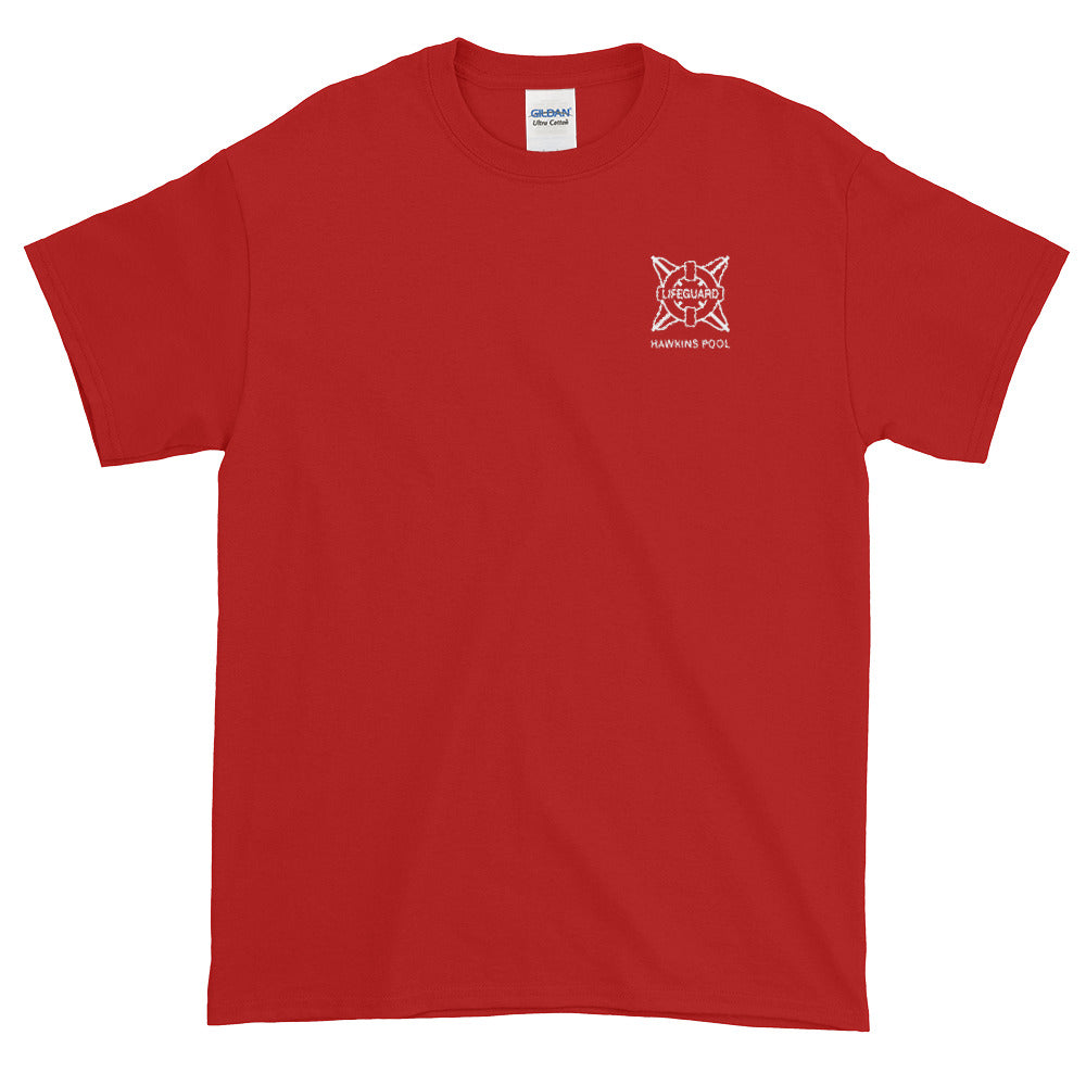 Hawkins Pool Lifeguard Embroidered T-Shirt