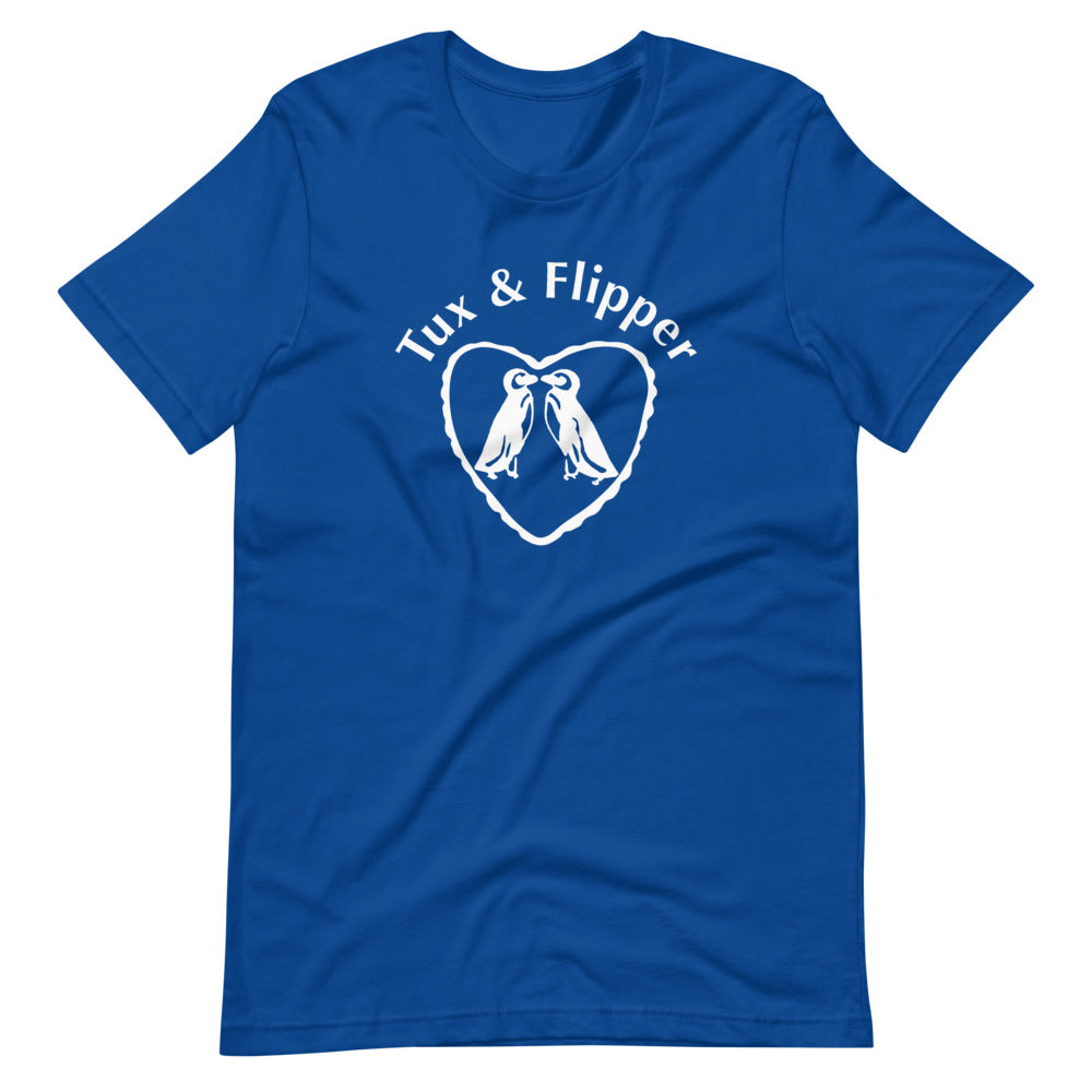Tux & Flipper Unisex T-Shirt