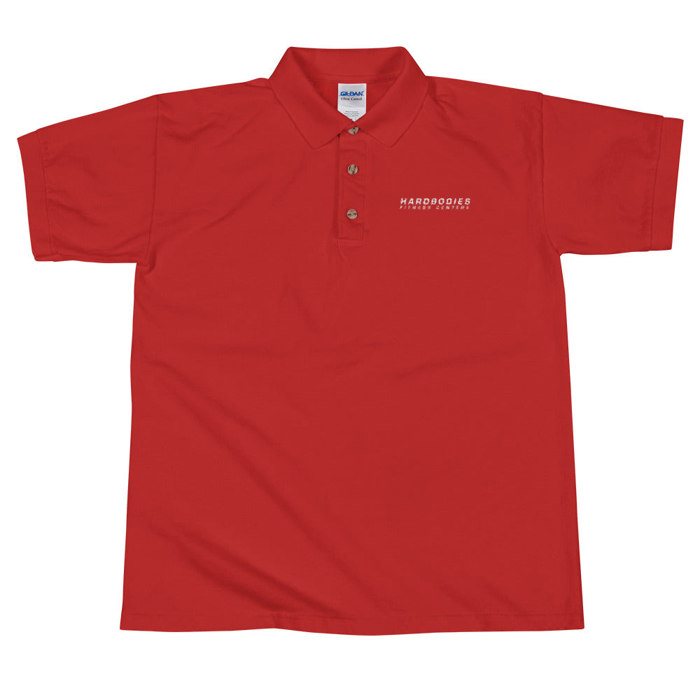 Hardbodies Embroidered Polo Shirt | Burn After Reading