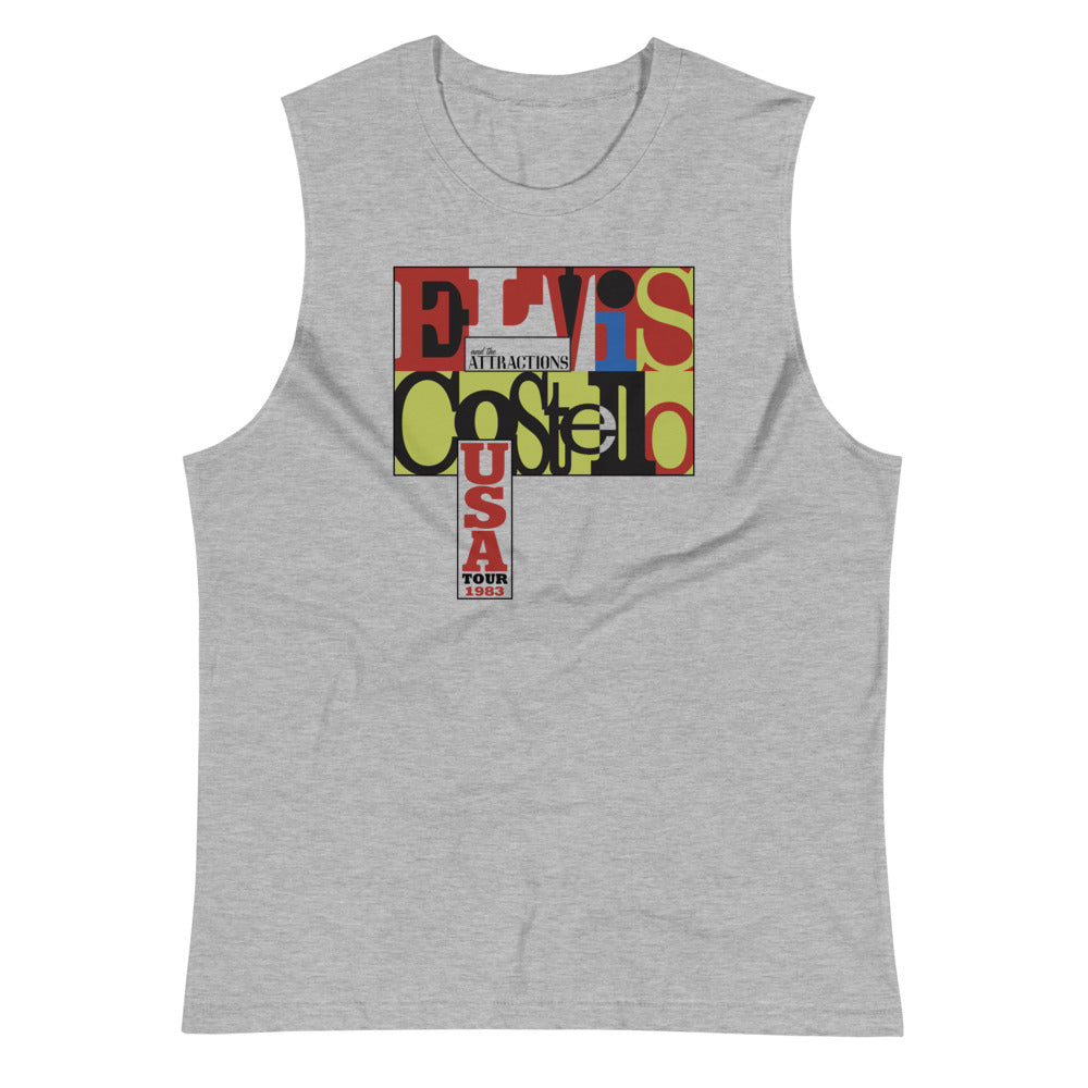 Elvis Costello Muscle Shirt | Bumblebee | ReplicaPropStore