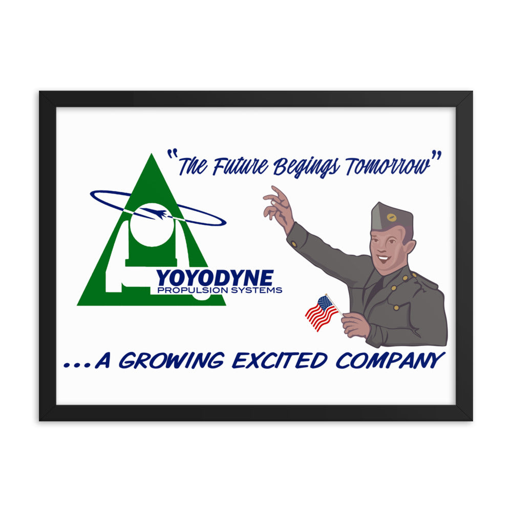Yoyodyne Propulsion Systems Framed Billboard Poster
