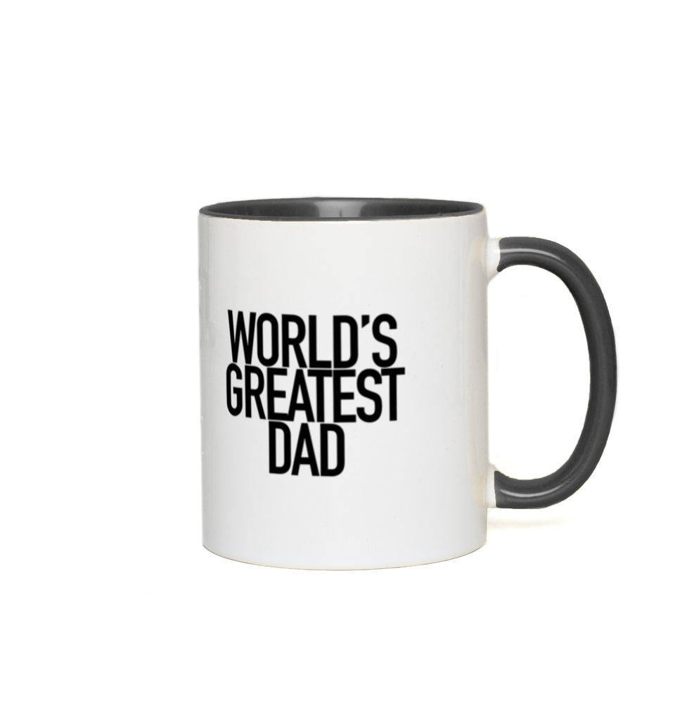 World's Greatest Dad Accent Mug