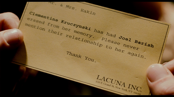 Lacuna Inc. Letter And Envelope Set | Eternal Sunshine of the Spotless Mind