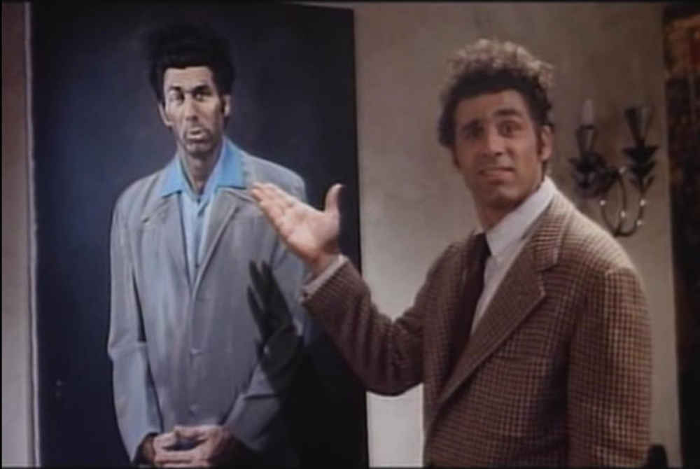 Cosmo Kramer Painting Canvas | Seinfeld