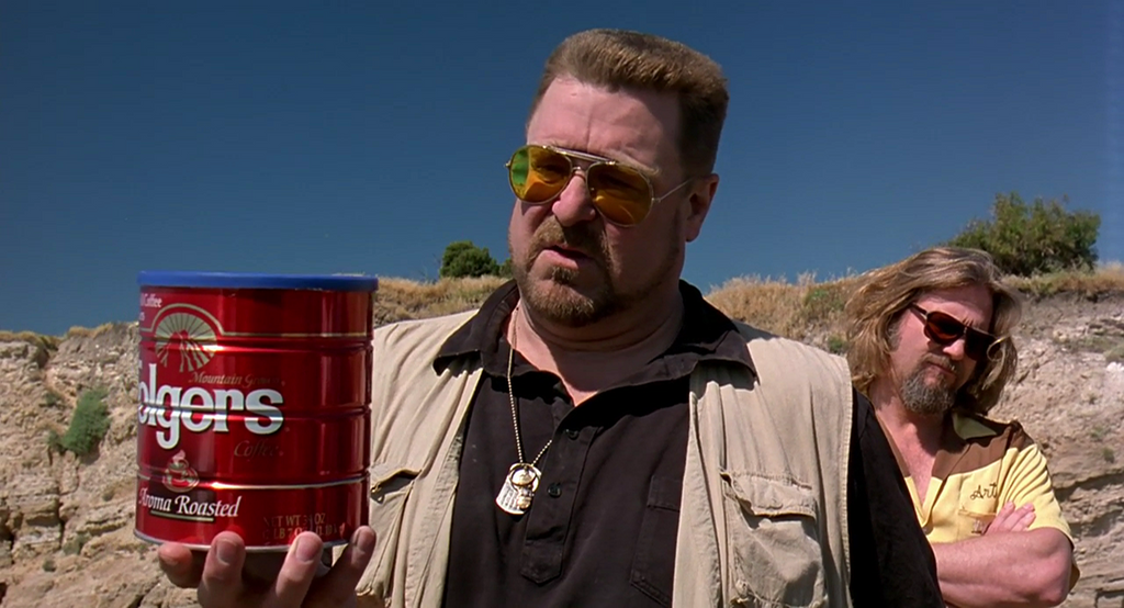Folgers Tin The Big Lebowski