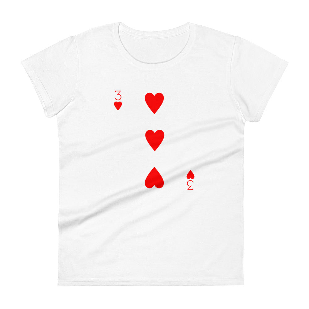 Three of Hearts Women's T-Shirt | Romy and Michele's High School